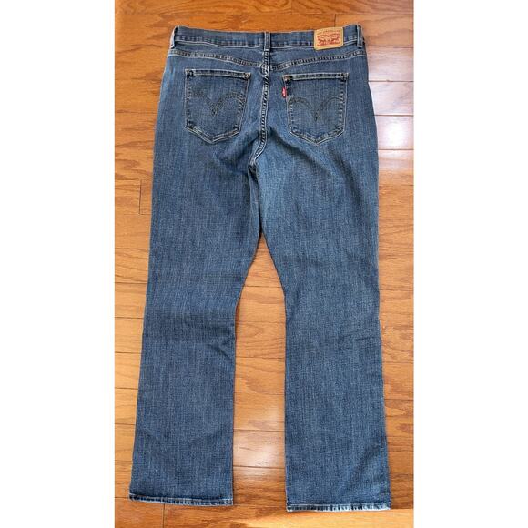 Levi's Jeans Women Size 14 Classic Boot Med Wash (Actual 34W X 30L) - Picture 13 of 14